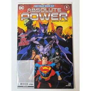 DC Comics Absolute Power Special Edition 1 Free Comic Book Day 2024